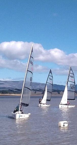 youth sailing camp race