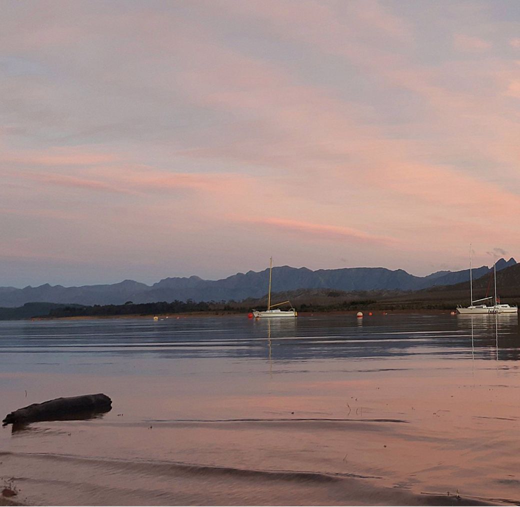 sunset across the water